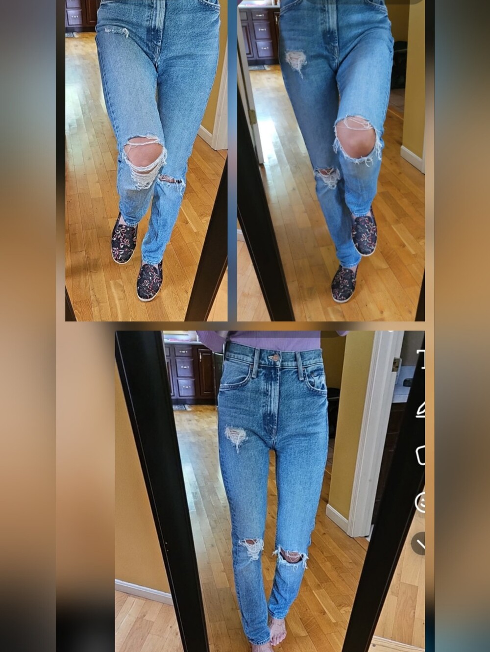 MOTHER Women's High Waisted Rider Skimp